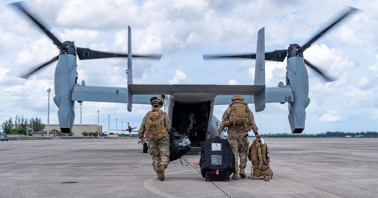 Американский конвертоплан Osprey MV-22