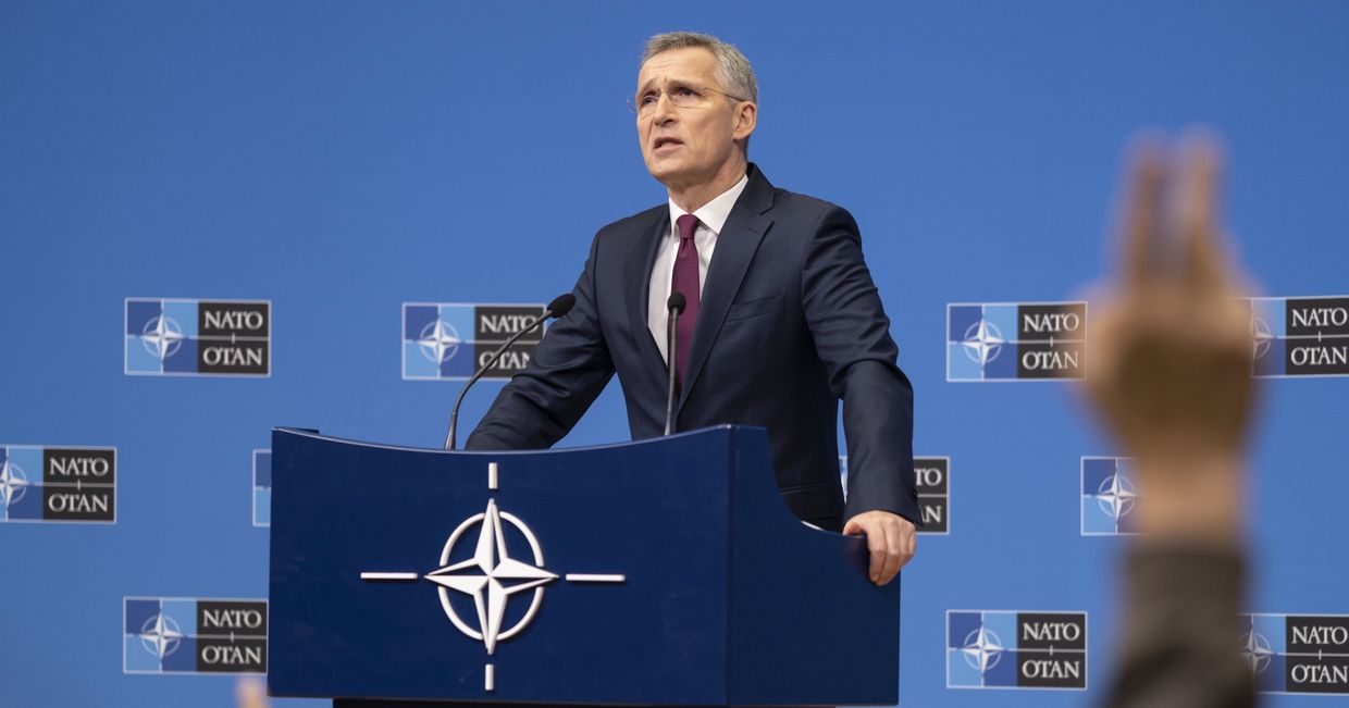 Пресс-конференция генерального секретаря НАТО Йенса Столтенберга Пресс-конференция генерального секретаря НАТО Йенса Столтенберга