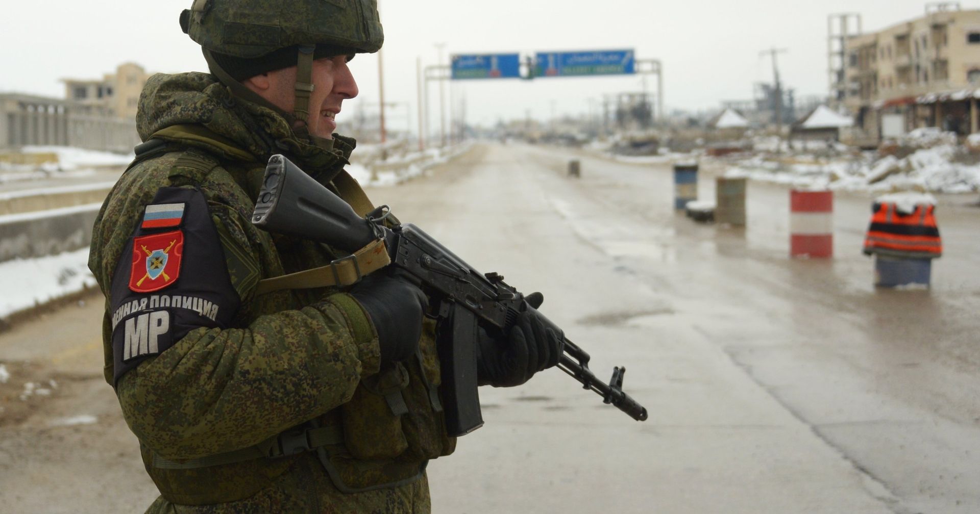 Российская военная полиция в освобожденном сирийском городе Маарет-Нууман - ИноСМИ, 1920, 08.02.2021