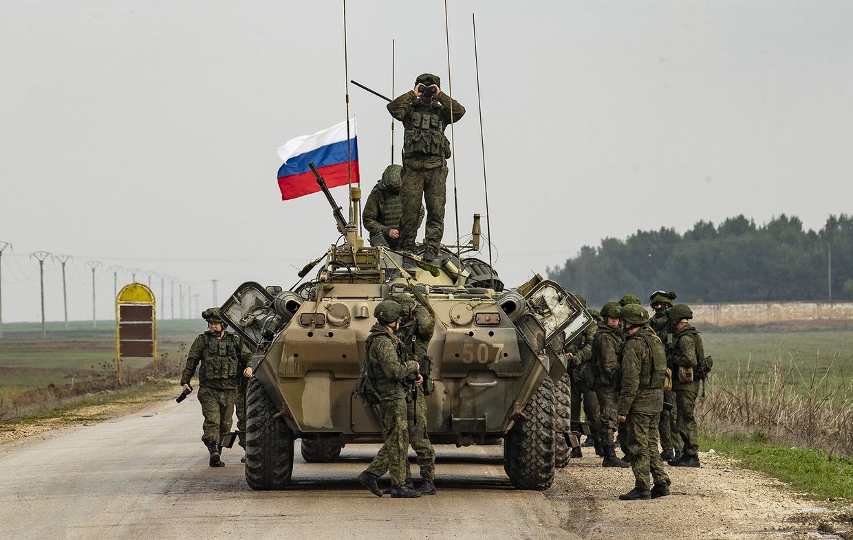 Российские солдаты в Сирии