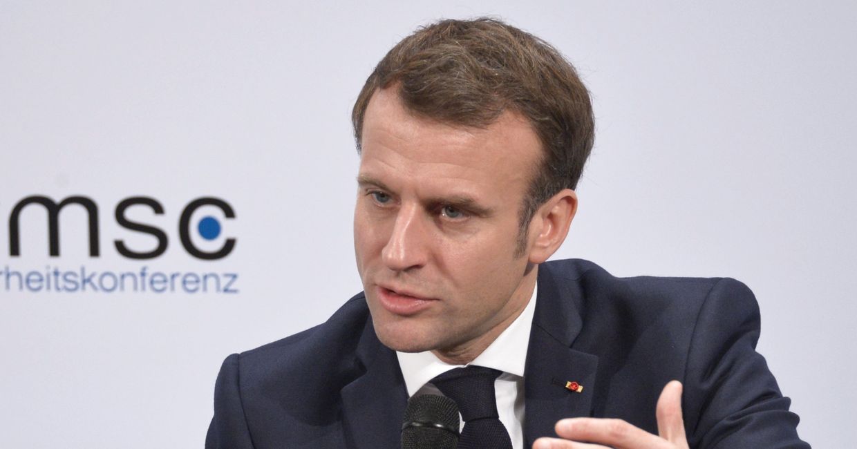 Президент Франции Эммануэль Макрон