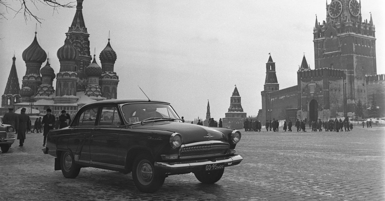 Красная площадь в Москве.