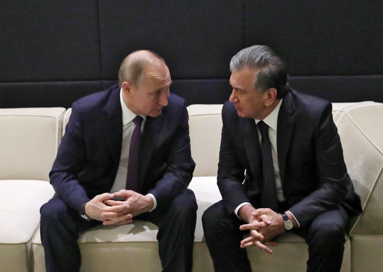 Рабочая поездка президента РФ В. Путина в Санкт-Петербург