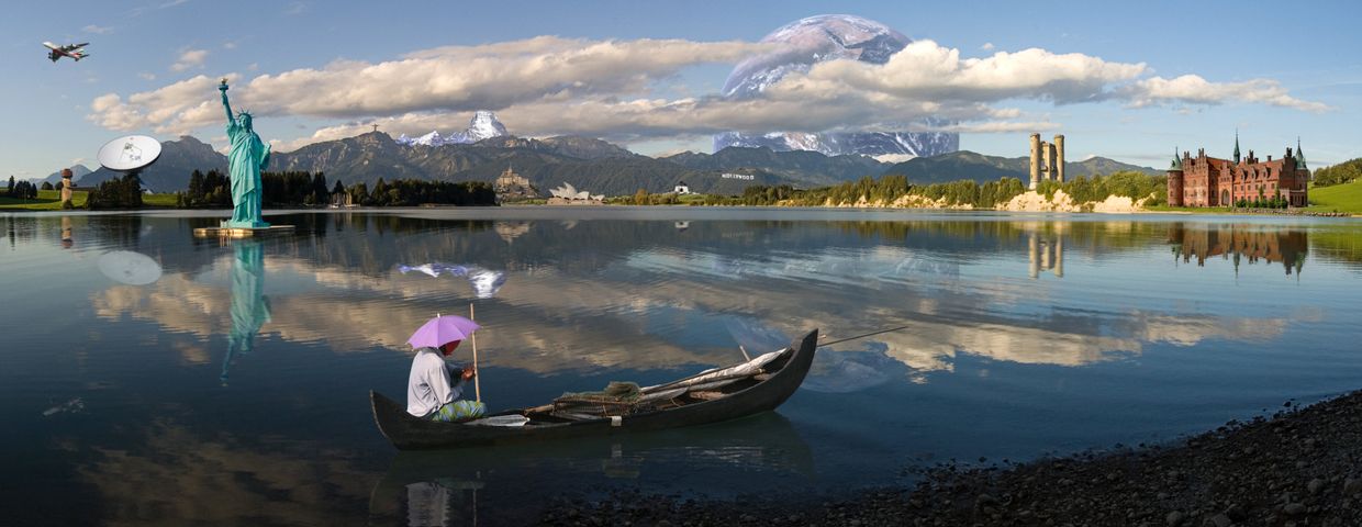 Фотомонтаж — композиция