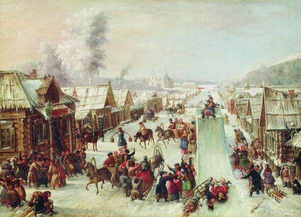 Л. И. Соломаткин. Масленица (Ну и масленица!). 1878 Л. И. Соломаткин. Масленица (Ну и масленица!). 1878