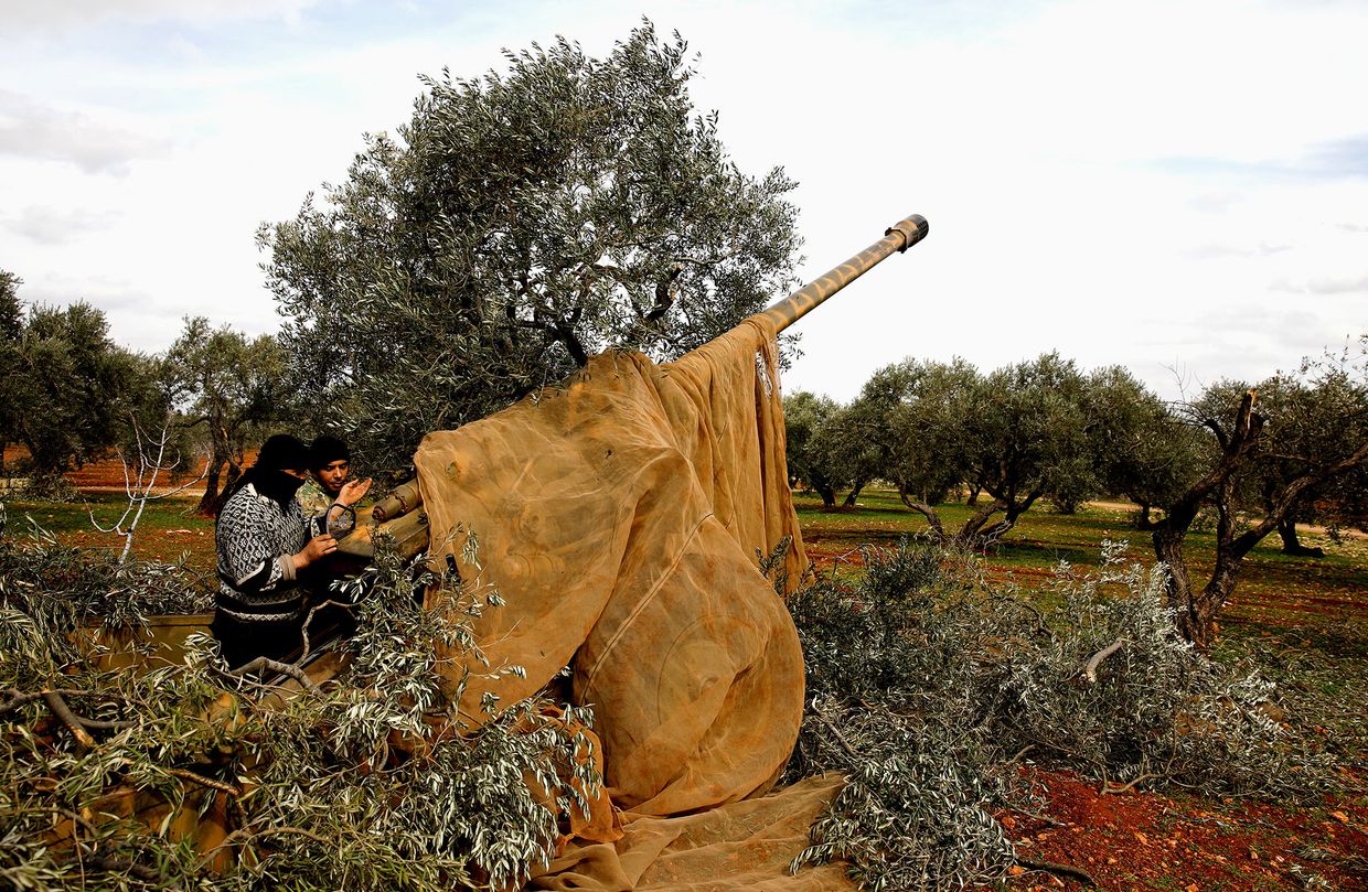 Сирийские военные в районе Идлиба, Сирия
