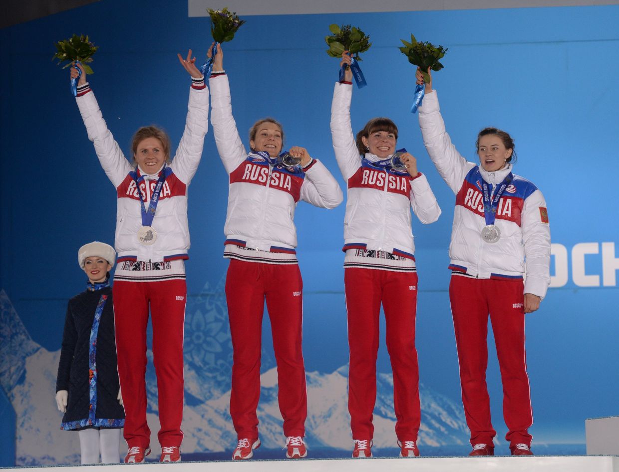 Олимпиада 2014. Церемония награждения. Пятнадцатый день