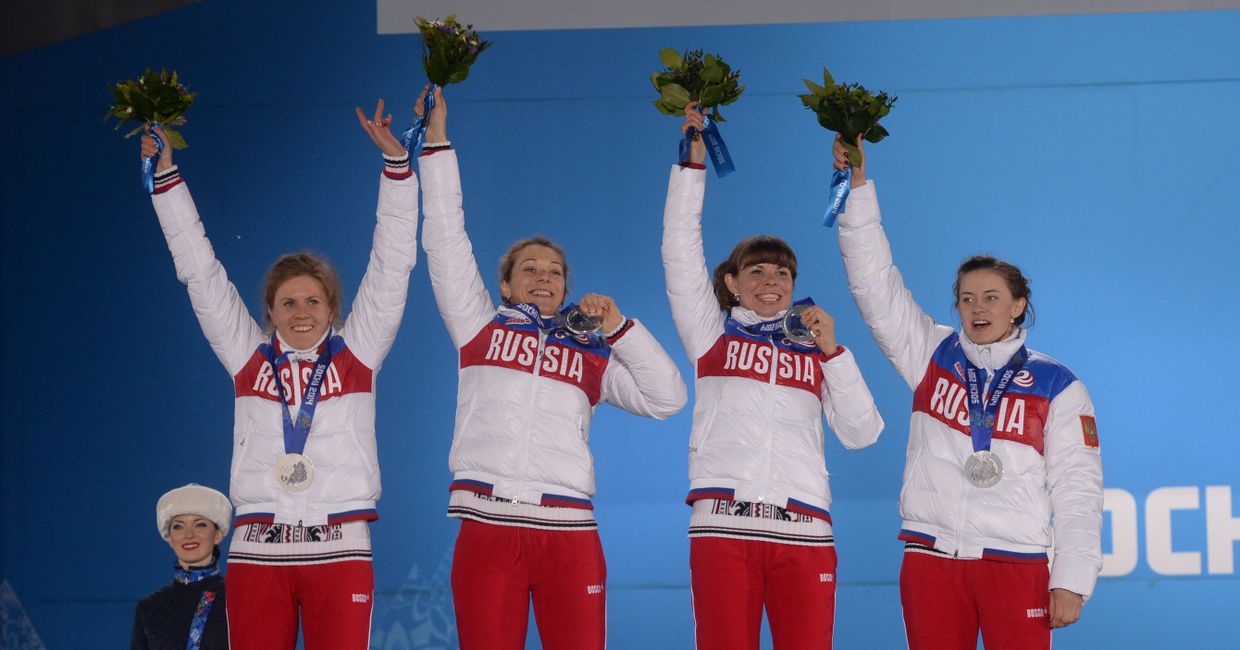 Олимпиада 2014. Церемония награждения. Пятнадцатый день