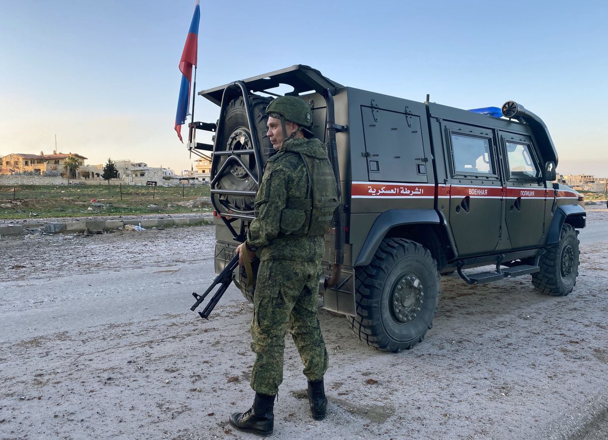Российская военная полиция в сирийской провинции Идлиб