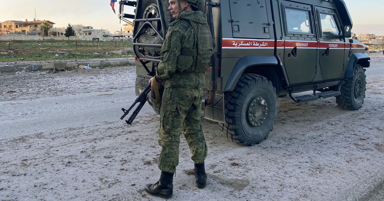 Российская военная полиция в сирийской провинции Идлиб