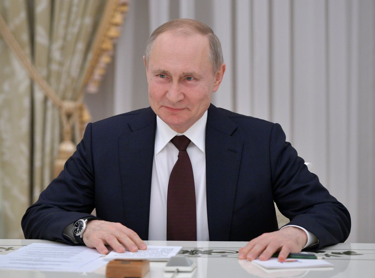 Президент РФ В. Путин провел встречу с руководителями фракций Госдумы РФ
