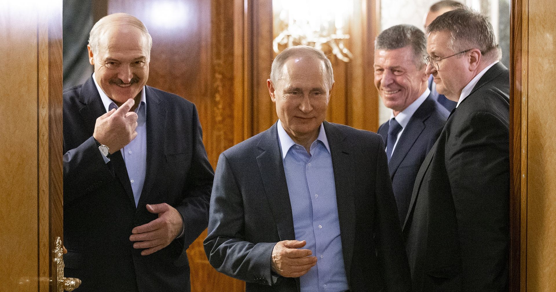 Президент РФ Владимир Путин и президент Белоруссии Александр Лукашенко во время встречи - ИноСМИ, 1920, 30.09.2021
