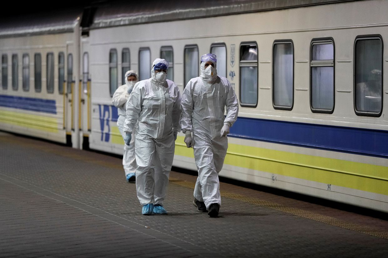 Железнодорожный вокзал в Киеве, Украина