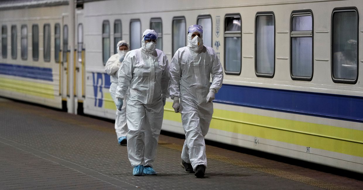 Железнодорожный вокзал в Киеве, Украина