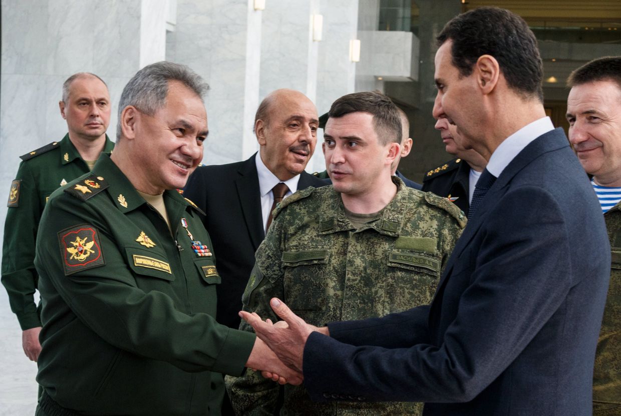 Рабочий визит министра обороны РФ С. Шойгу в Сирию