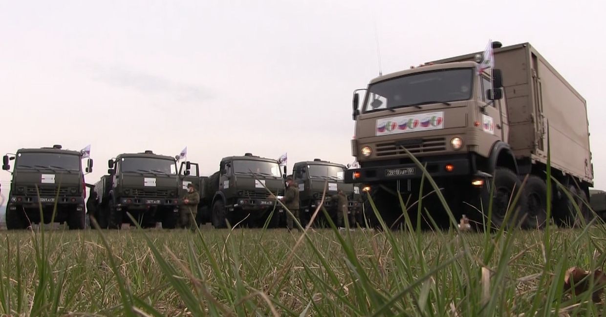 Российские военные специалисты приступили к работе в Бергамо