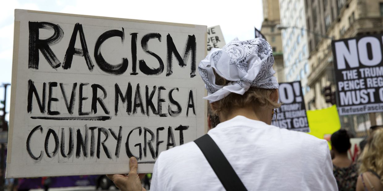 Акция протеста против Трампа в США