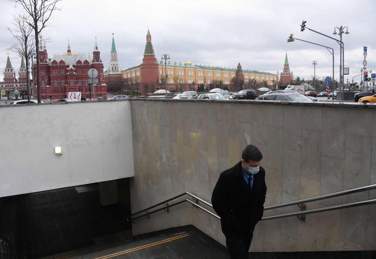 Москва во время режима самоизоляции жителей
