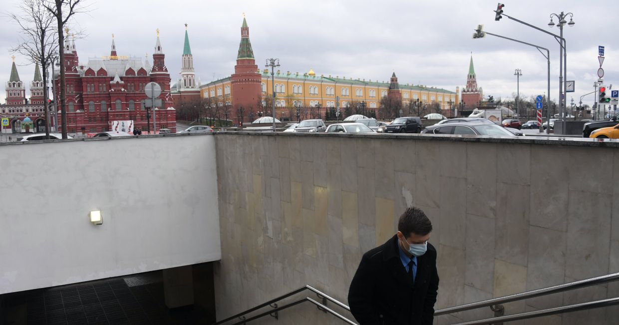 Москва во время режима самоизоляции жителей