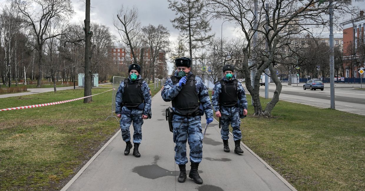 Работа сотрудников Росгвардии в период самоизоляции Работа сотрудников Росгвардии в период самоизоляции