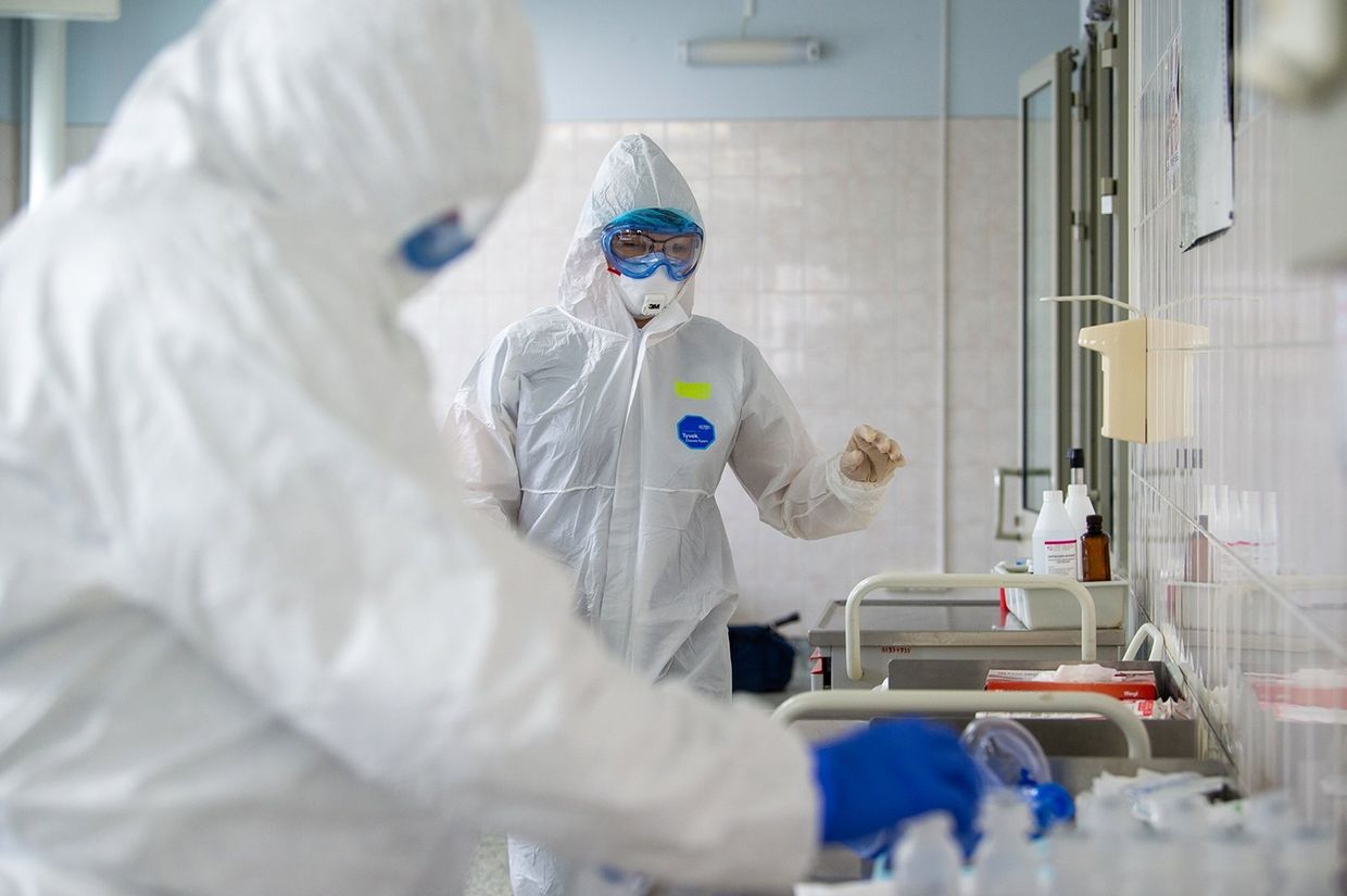 Открытие стационара по борьбе с коронавирусом на базе горбольницы №31