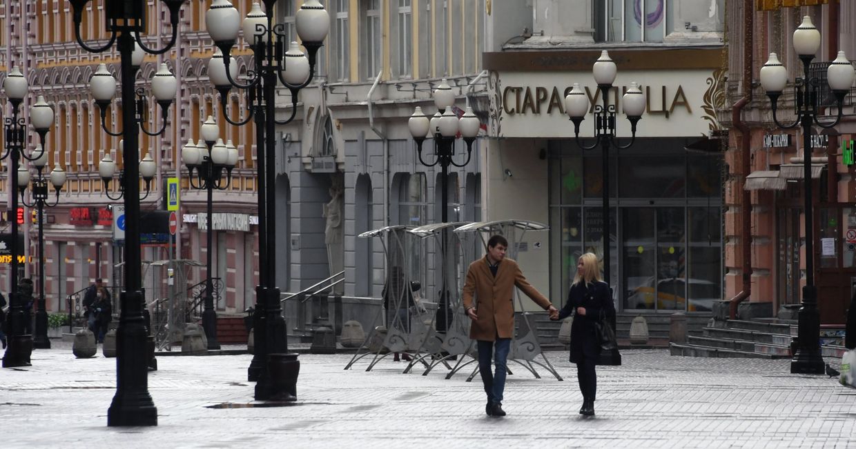 Москва во время режима самоизоляции жителей Москва во время режима самоизоляции жителей