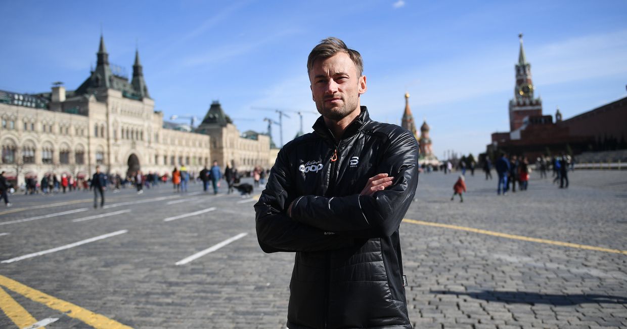 Прогулка Петтера Нортуга по Красной площади