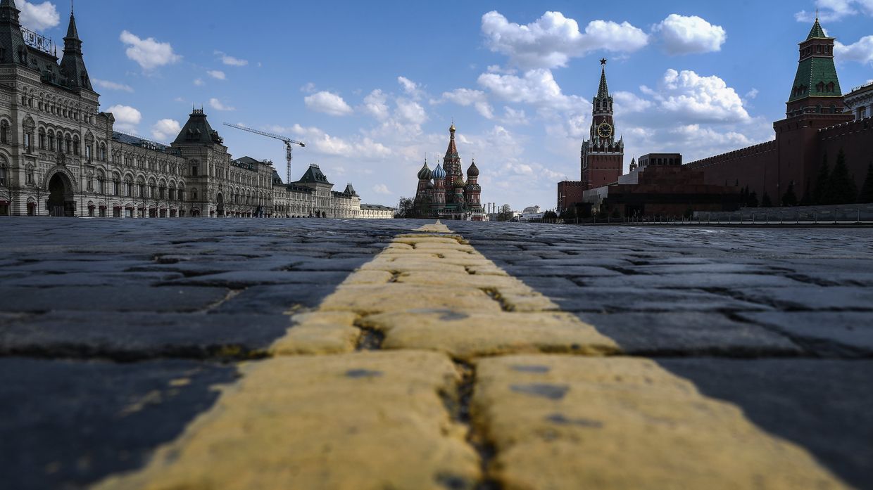 Москва во время режима самоизоляции жителей Москва во время режима самоизоляции жителей