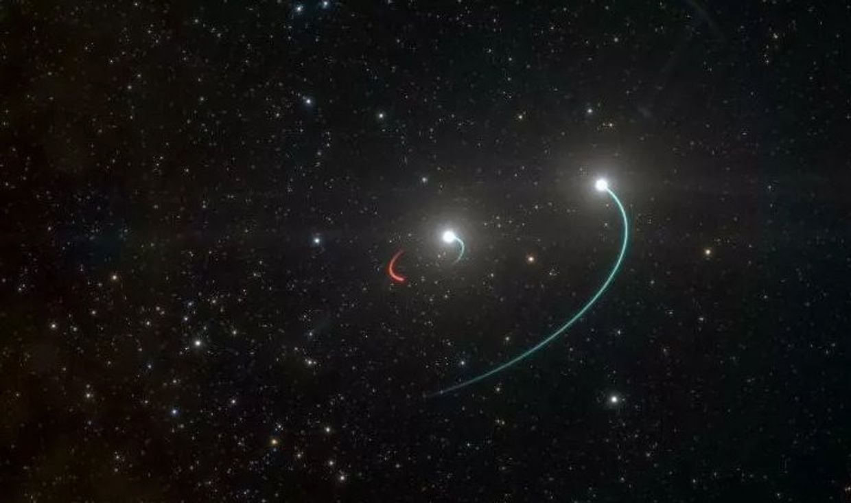 Тройная система HR 6819 в представлении художника