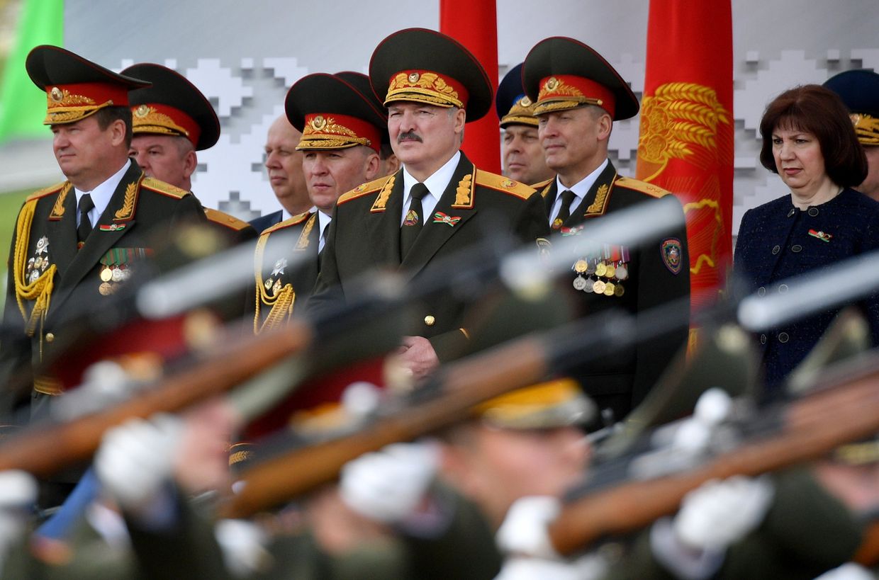 Парад в честь Дня Победы в Минске