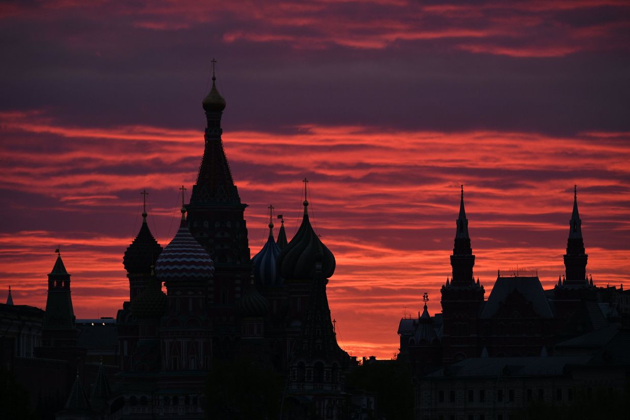 Закат над Москвой