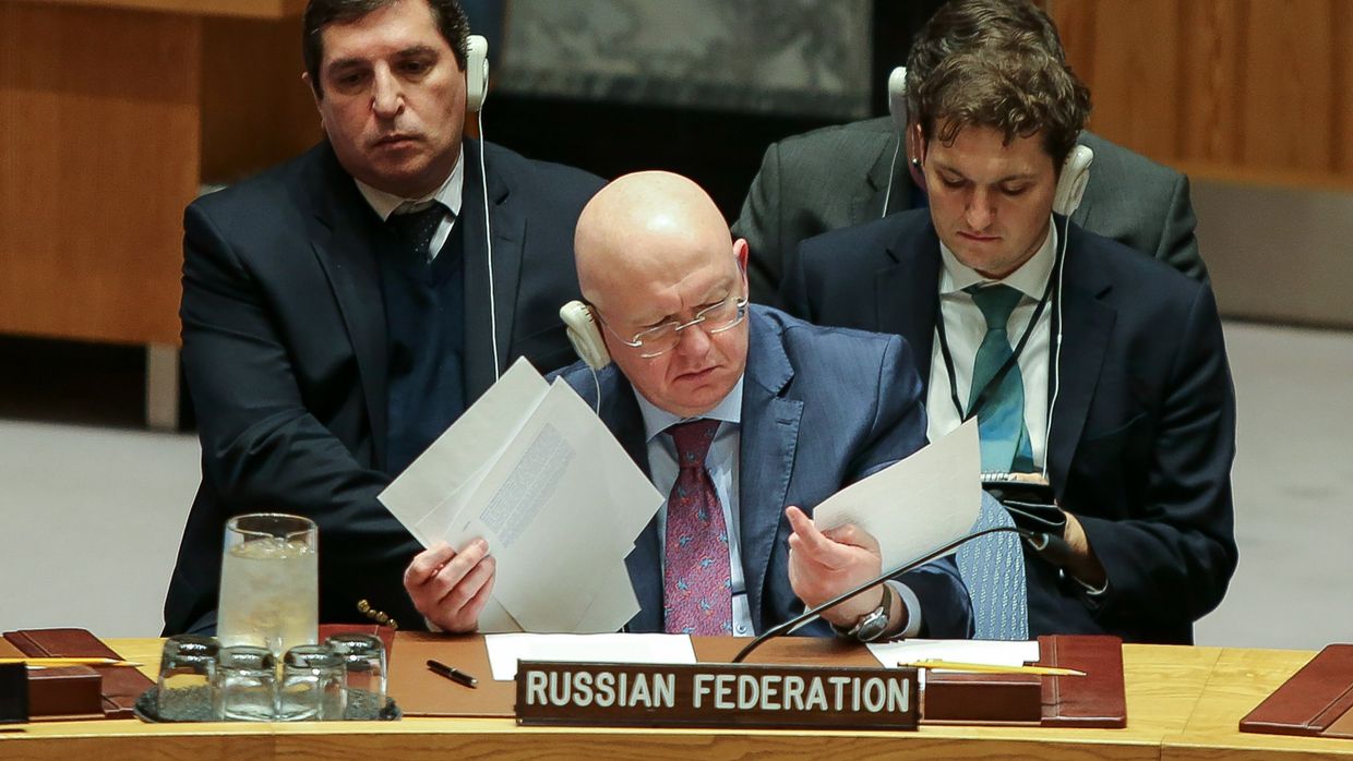 Постоянный представитель РФ при ООН Василий Небензя