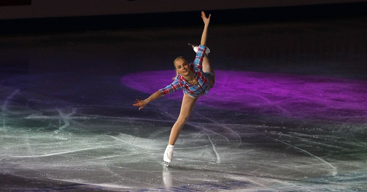 29 января 2012. Финская фигуристка Киира Корпи на Чемпионате Европы