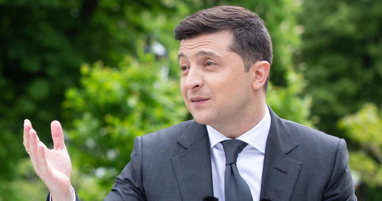 Годовщина пребывания В. Зеленского на посту президента Украины