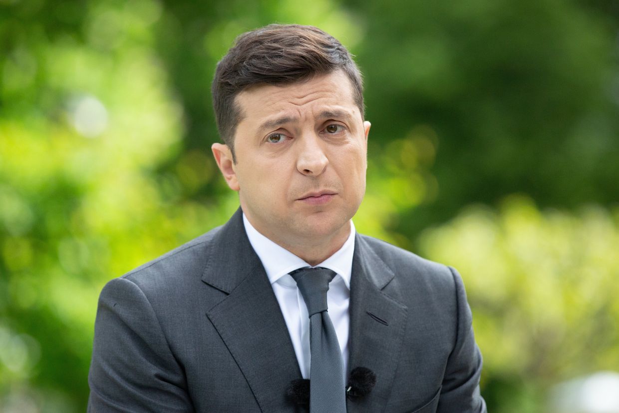 Годовщина пребывания В. Зеленского на посту президента Украины