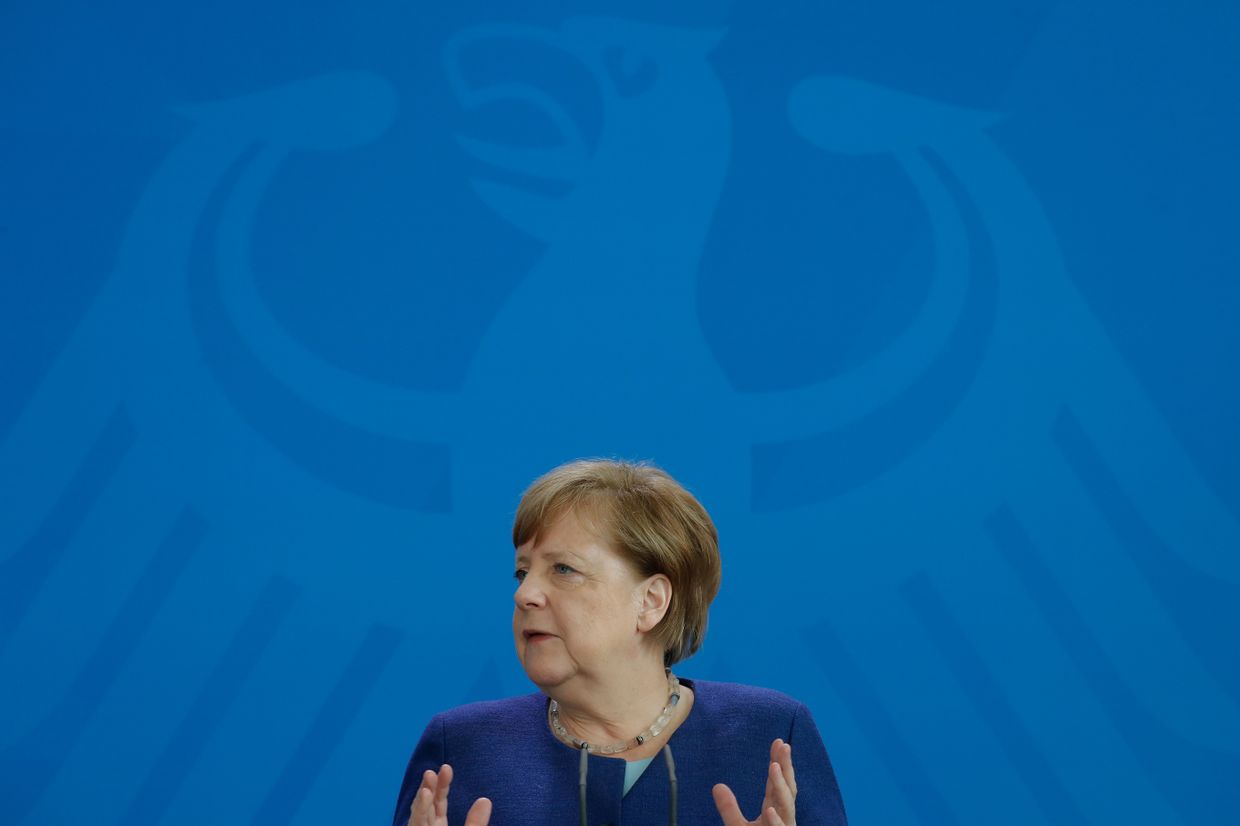 20 мая 2020. Ангела Меркель в Берлине, Германия