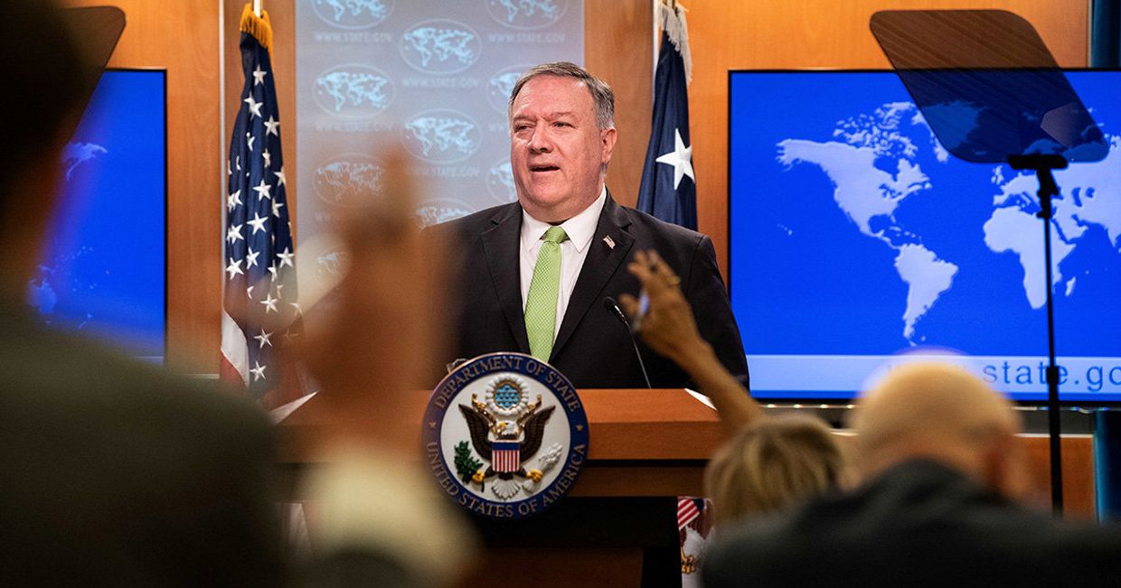 Государственный секретарь США Майк Помпео