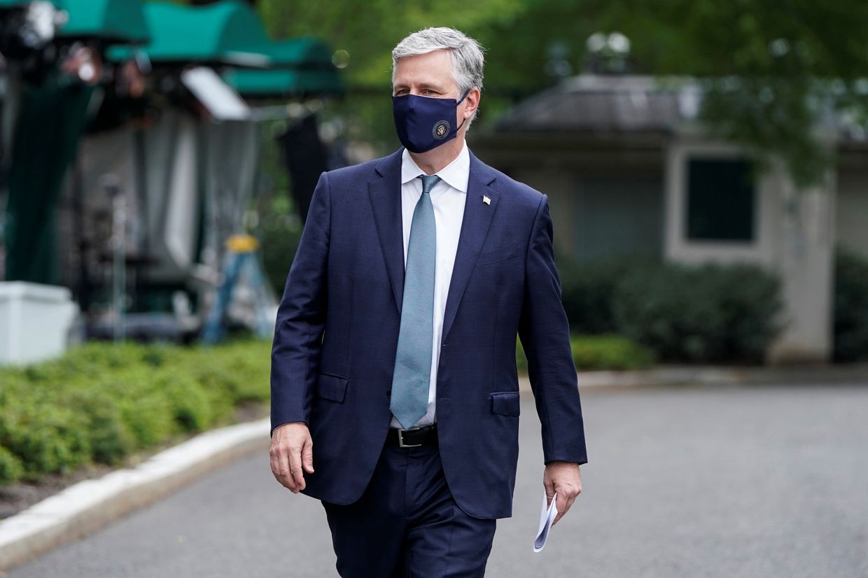 24 мая 2020. Советник президента США по национальной безопасности Роберт О’Брайен в Белом доме, Вашингтон, США