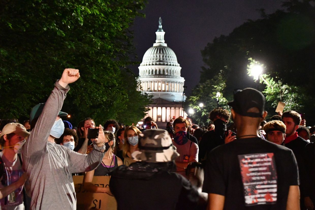 Протесты в США