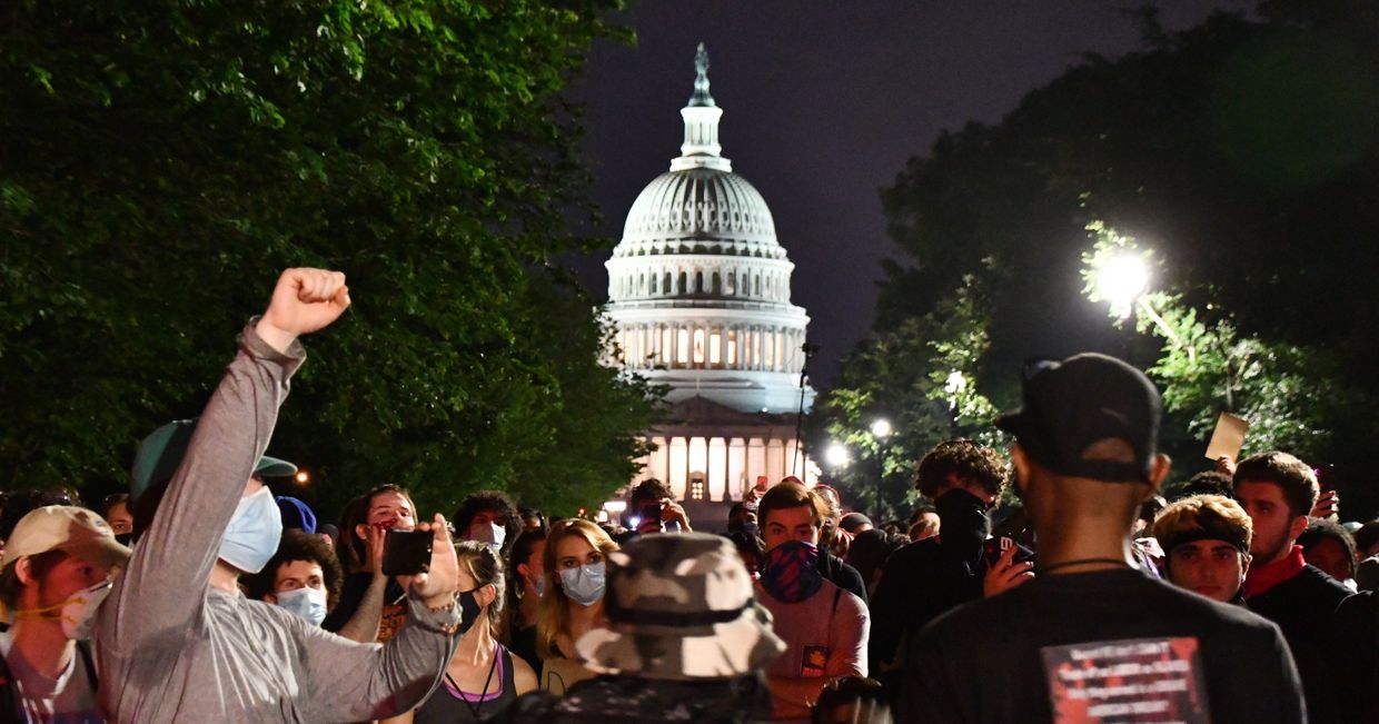 Протесты в США