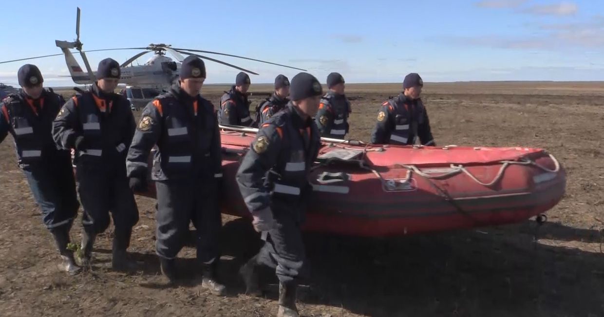 Ликвидация последствий разлива дизельного топлива в Норильске