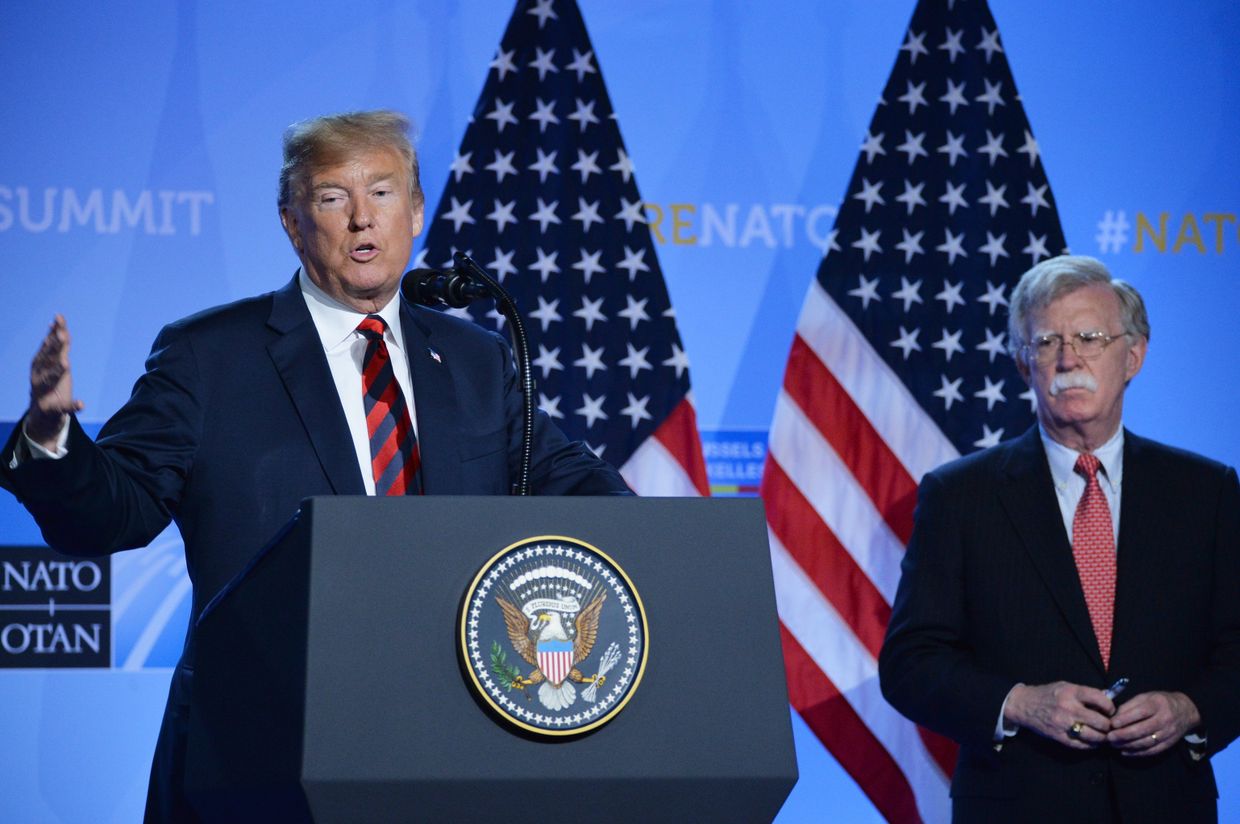 Пресс-конференция президента США Д. Трампа на саммите НАТО