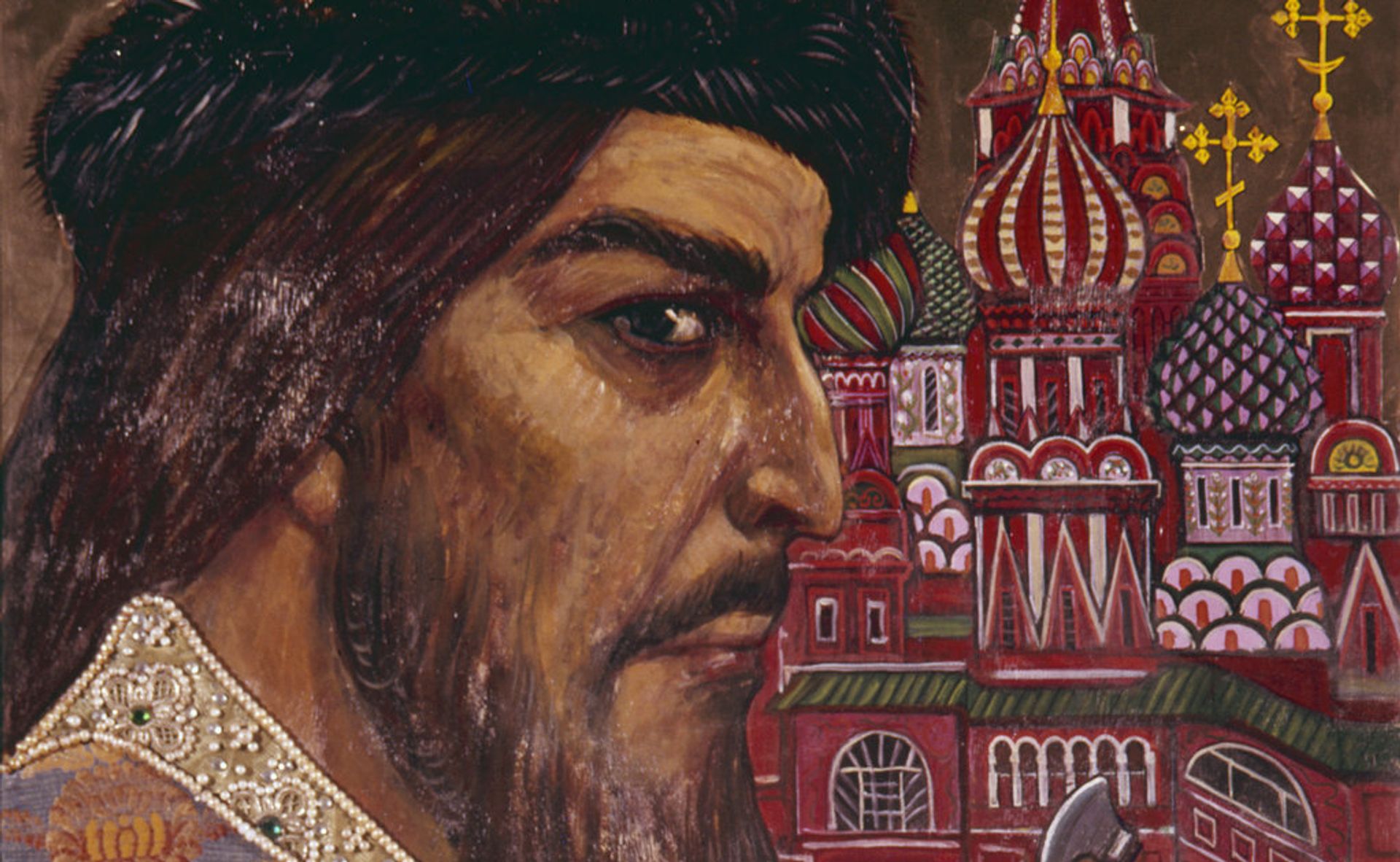 Репродукция картины Иван Грозный художника Ильи Сергеевича Глазунова. Холст, масло. 1974 год. - ИноСМИ, 1920, 22.03.2021