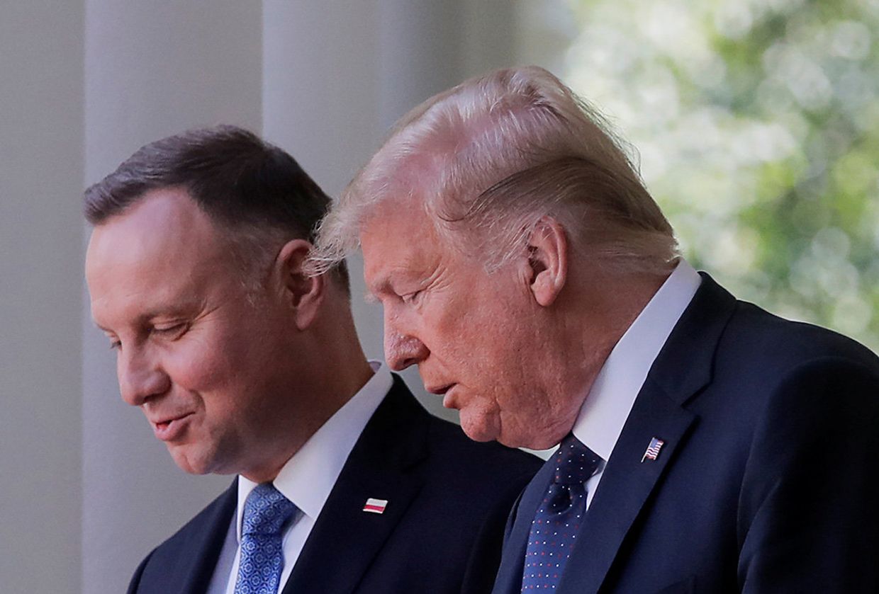 Встреча Дональда Трампа и Анджея Дуды в Вашингтоне
