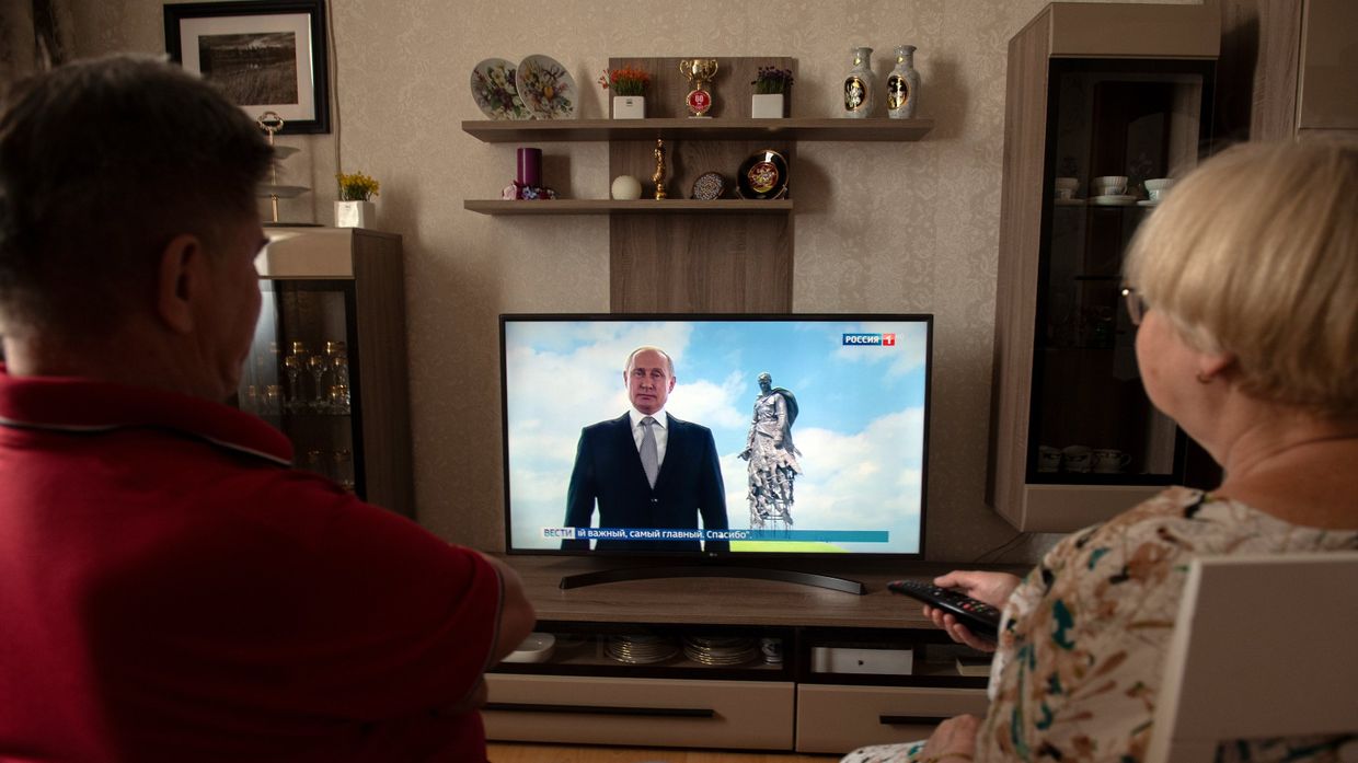 Президент РФ В. Путин выступил с обращением к гражданам России