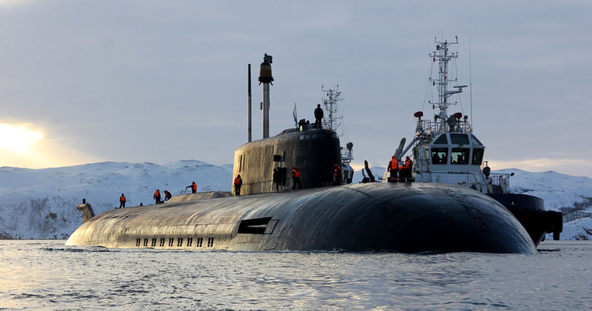 Прибытие атомного подводного ракетного крейсера Северного флота «Орёл» в пункт постоянного базирования после завершения планового ремонта (Мурманская обл.) - ИноСМИ, 1920, 07.07.2021
