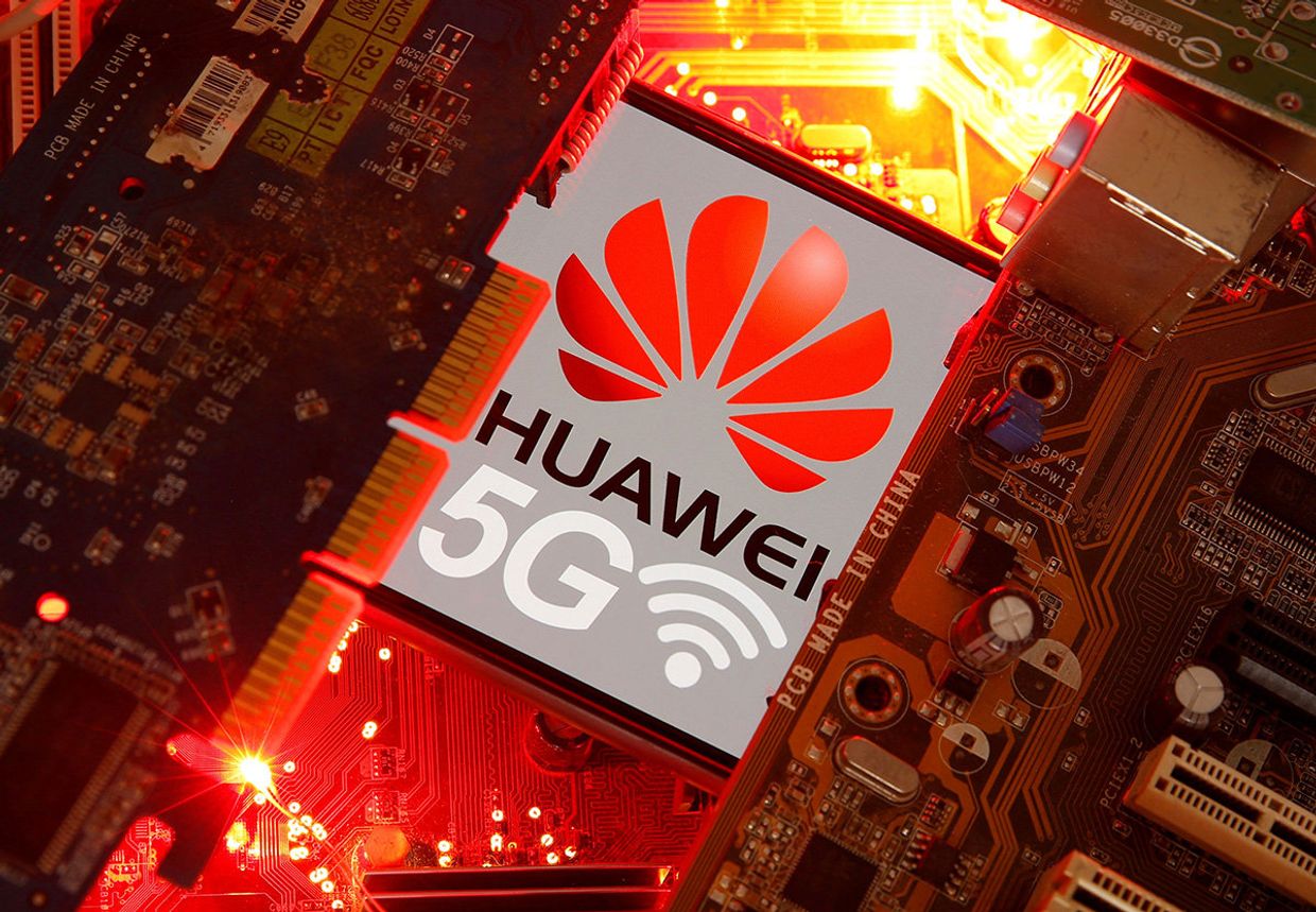 Смартфон с сетью Huawei 5G
