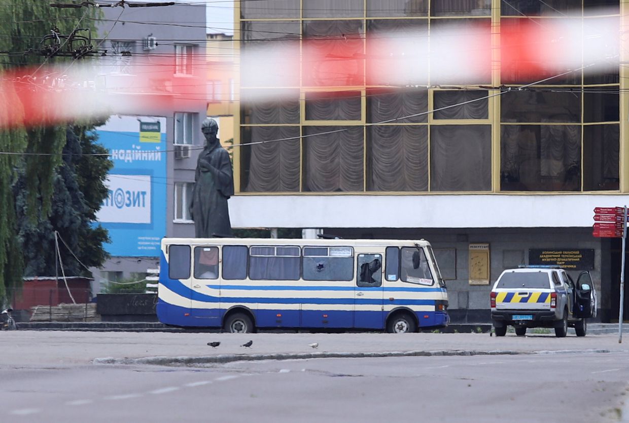 Захват заложников в Луцке