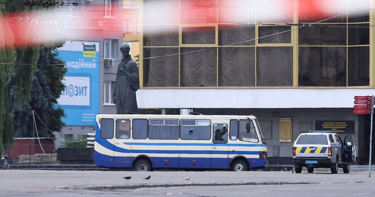Захват заложников в Луцке Захват заложников в Луцке