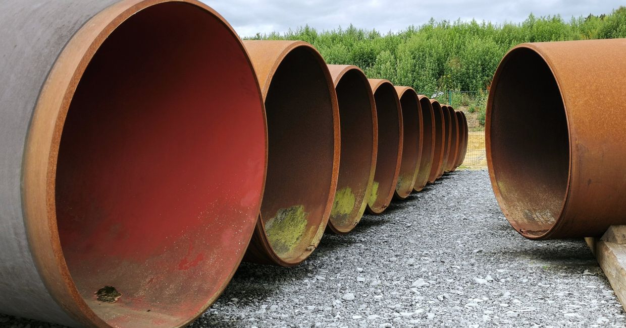 Строительство газопровода Северный поток-2 в Германии